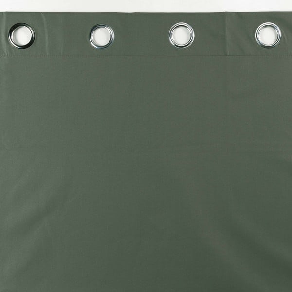 Затъмняваща завеса от микрофибър в цвят каки 140x260 cm Obscure – douceur d'intérieur-image-4