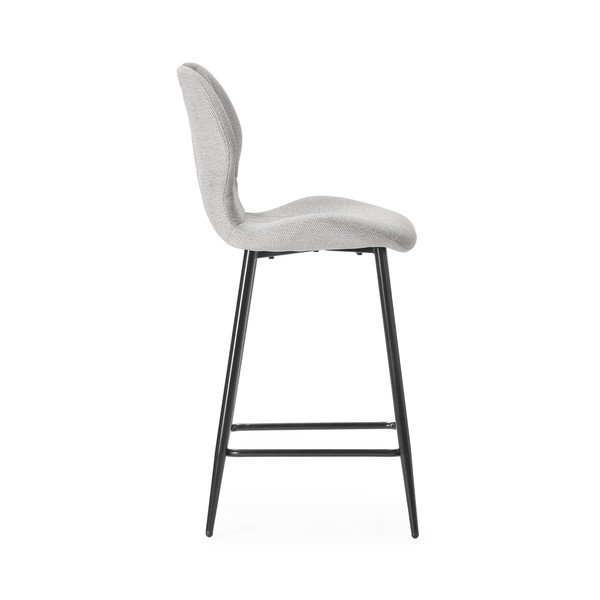 Бежови тапицирани бар столове в комплект 2 бр. (височина на седалката 65 cm) Muli – Marckeric-image-3