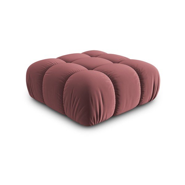 Розова кадифена табуретка Bellis - Micadoni Home-image-3