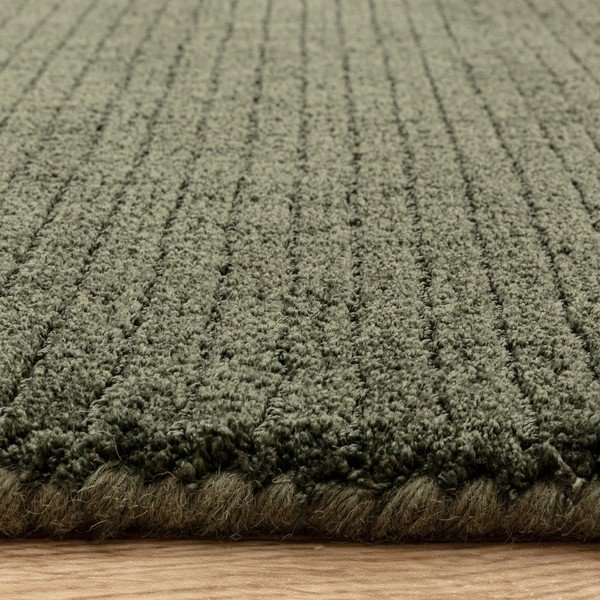 Тъмнозелен ръчно изработен килим 160x230 cm – Asiatic Carpets-image-2