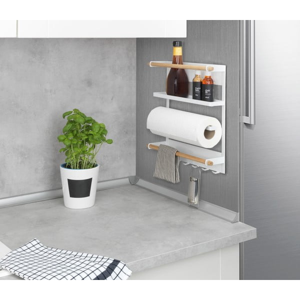 Бял стенен кухненски органайзер Magna - Wenko-image-3