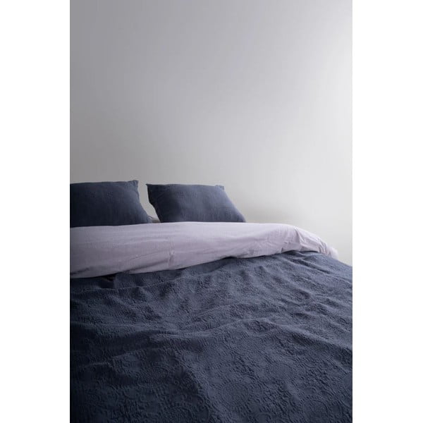 Тъмносив комплект шалте и калъфка за възглавница от жакард 240x260 cm Jacquard – Mila Home Luxury-image-2