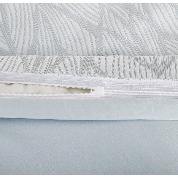 Зелено единично  спално бельо от жакард 140x200 cm Florida – My House-image-3