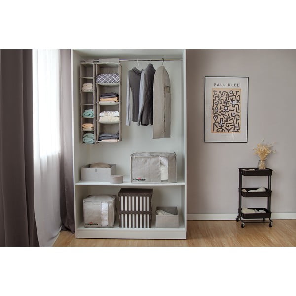 Сива кутия за съхранение Oxford, 42 x 26 cm - Compactor-image-2