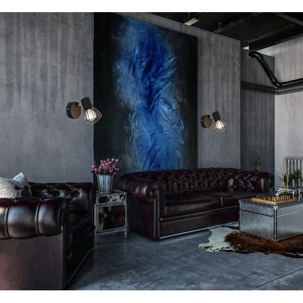 Черна стенна лампа Fly – Candellux Lighting-image-1