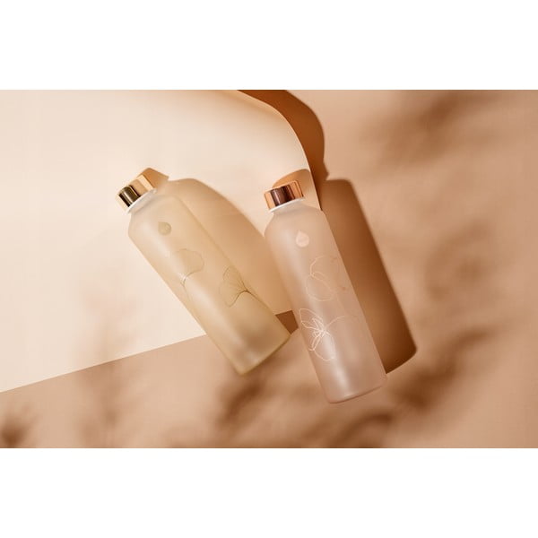 Жълта стъклена бутилка за пътуване 0,75 л Mismatch - Equa-image-1