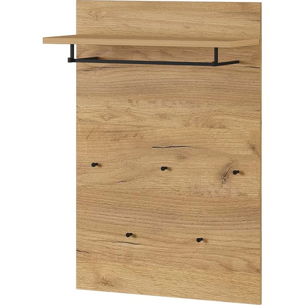 Панел за закачалки в дъбов декор в естествен цвят Fremont - Germania-image-2