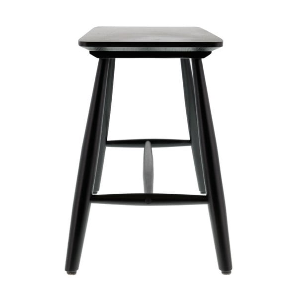 Конзолна маса от черен дъб 90x28 cm Bast - Villa Collection-image-2