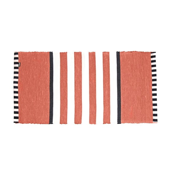 Koberec Lona Stripes 130x65 cm, červený
