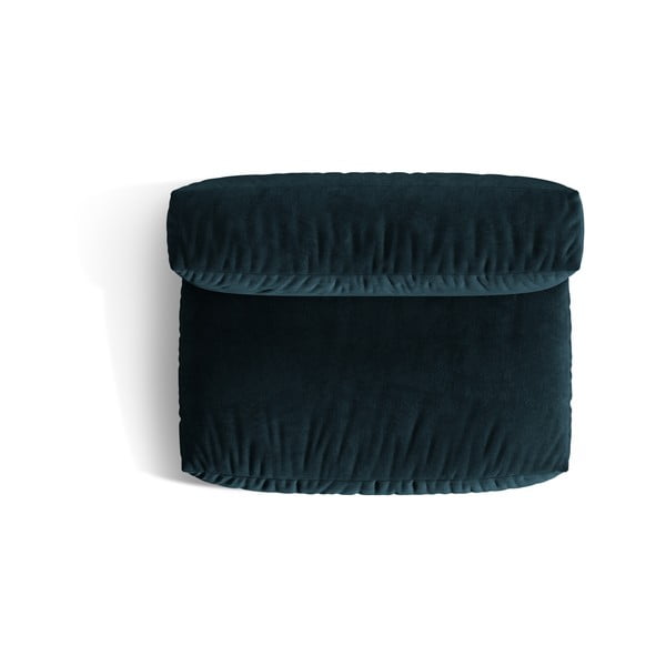 Тъмносин кадифен модул за диван (среден модул) Martina – Micadoni -image-3