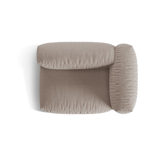 Бежов модул за диван (десен ъгъл) Martina – Micadoni Home-image-3