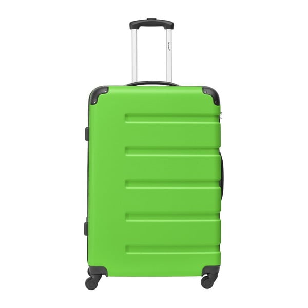 Zelený cestovní kufr Packenger Mariana, 101 l