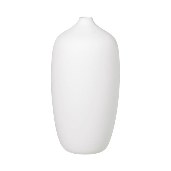 Бяла керамична ваза, височина 25 cm - Blomus