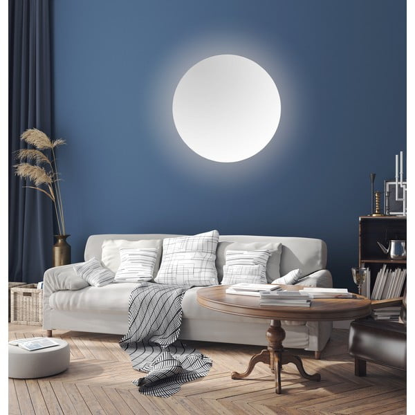 Стенно огледало със светлина ø 60 cm Luna – Mirrors and More-image-4