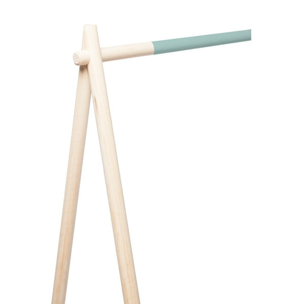 Стелаж за дрехи със светлозелен детайл Минимален - Really Nice Things-image-2