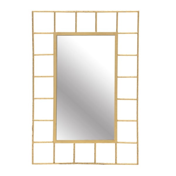 Nástěnné zrcadlo s detaily ve zlaté barvě InArt Goncalo