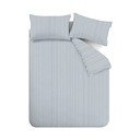 Синьо  двойно  фланелено спално бельо 200x200 cm Stripe – Catherine Lansfield