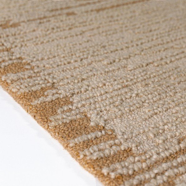 Ръчно изработен вълнен килим в естествен цвят 200x290 cm Harris Modula Wool – Flair Rugs-image-4