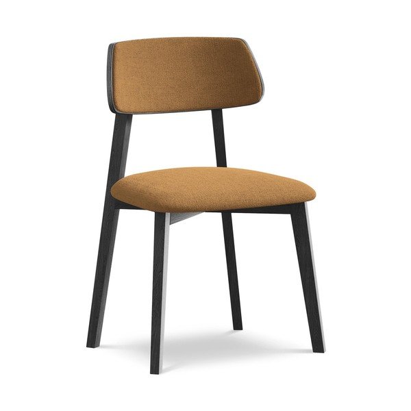 Теракотен трапезен стол от масивна дървесина Niu – Makamii