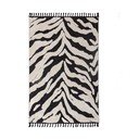 Черно-бял килим 200x300 cm Esra Zebra – Flair Rugs