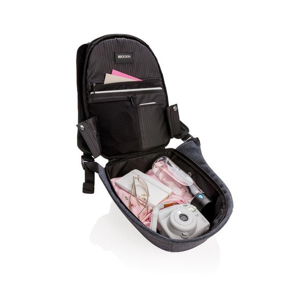 Синьо-сива дамска безопасна раница XD Design Elle Protective, 8 л - XD Design-image-1