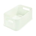 Бяла кутия за съхранение с дръжки, 21,3 x 30,2 cm Eco - iDesign