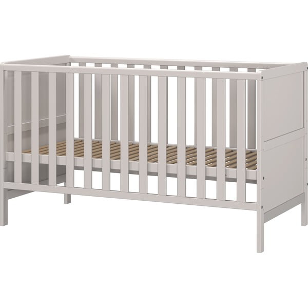 Кремаво детско креватче 70x140 cm от масивна дървесина Alkmaar – Germania