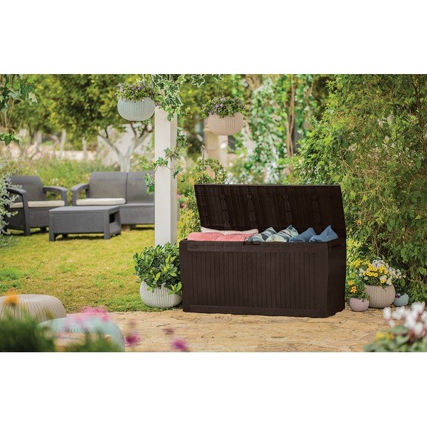 Кафява градинска кутия за съхранение Comfy – Keter-image-1