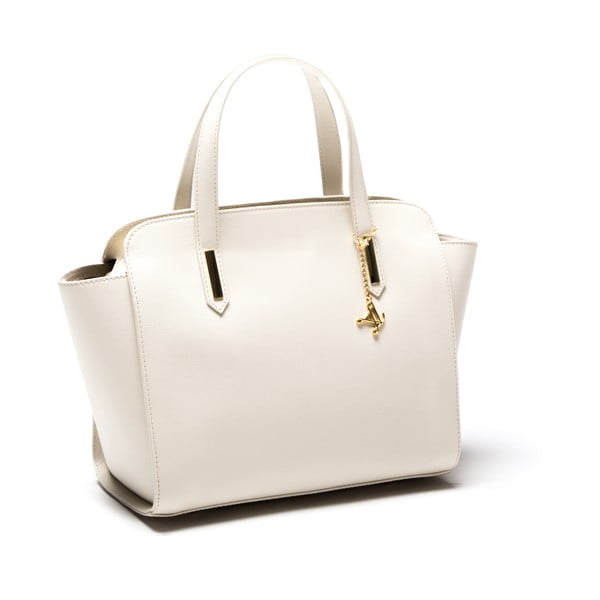 Kožená kabelka Luisa Vanini 421 Beige-image-2