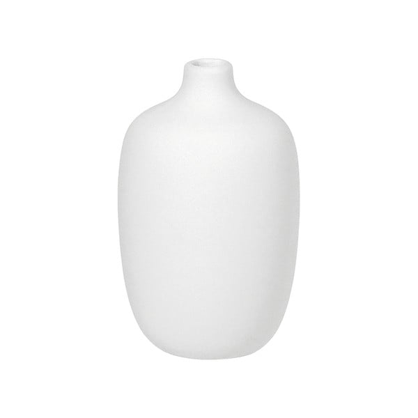 Бяла керамична ваза, височина 13 cm - Blomus