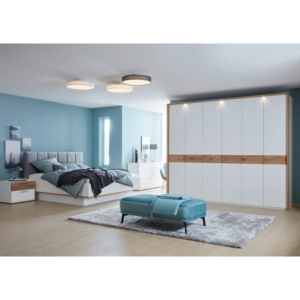 Бяло LED затъмняващо се осветително тяло за таван Pina – Fischer & Honsel-image-1