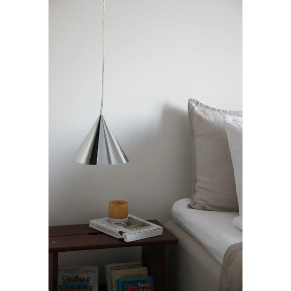 Метално висящо осветително тяло в сребрист цвят с метален абажур ø 19 cm Tip – Markslöjd-image-1