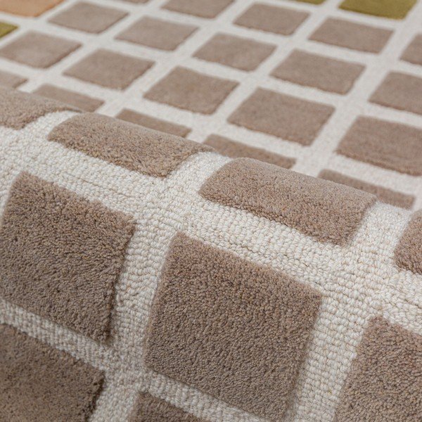 Зелен ръчно изработен вълнен килим 160x230 cm Renga Wool – Flair Rugs-image-3