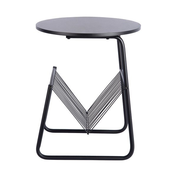 Метална кръгла странична масичка ø 40 cm Riqueza Revista – Leitmotiv-image-3