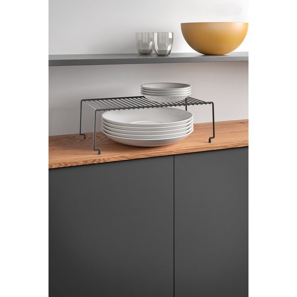 Черен допълнителен рафт за кухня Lava Brooklyn - Metaltex-image-3