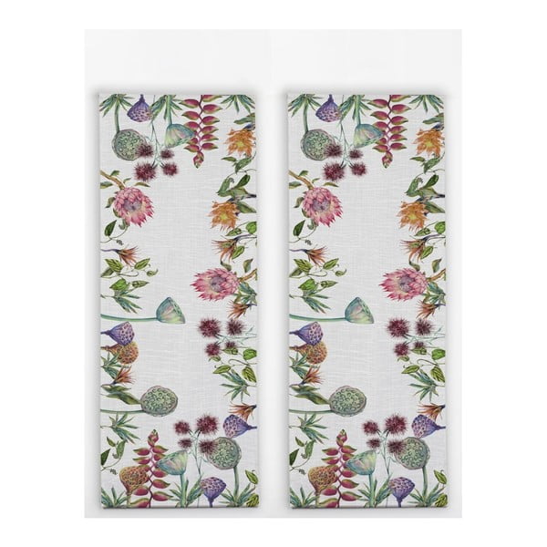 Комплект от 2 покривала за маса с лен Flores Salvajes - Madre Selva-image-2