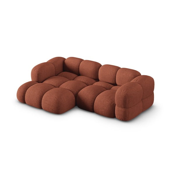 Ъглов диван в тухлен цвят (ляв ъгъл) Loretto – Cosmopolitan Design-image-3