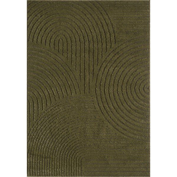 Тъмнозелен килим 160x230 cm Whirl – ESTE