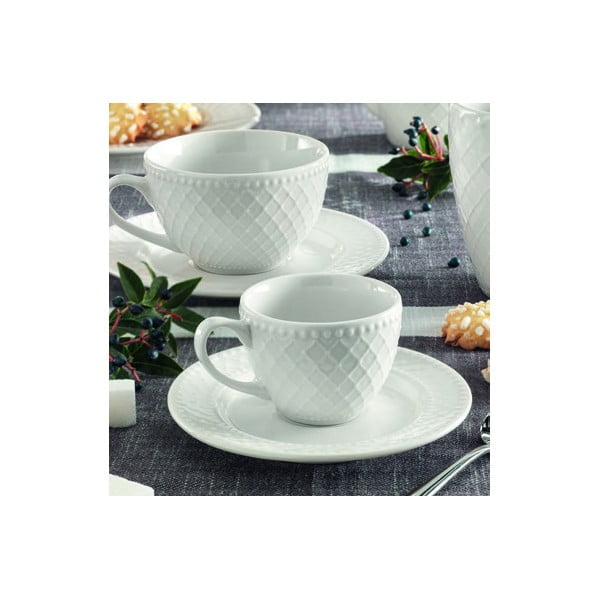 Комплект от 2 чаши и чинийки , 200 ml Burlesque - Brandani-image-1