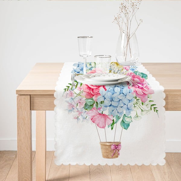 Пътека за маса Цветни цветя, 45 x 140 cm - Minimalist Cushion Covers