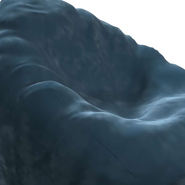 Синя чанта за сядане Posh Velvet - Yellow Tipi-image-1