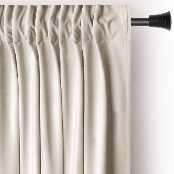 Бежово затъмняващо перде 140x270 cm Pleat – Restilo