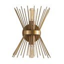 Стенна лампа  в златист цвят Kirpi – Opviq lights