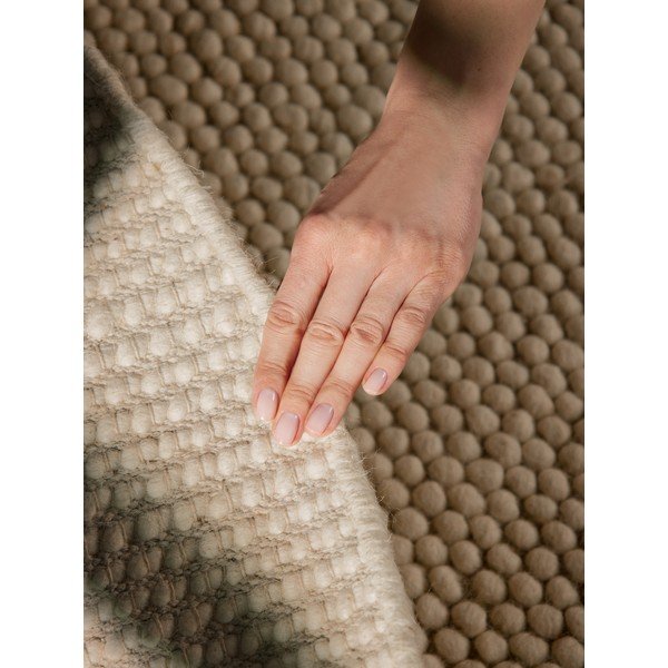 Ръчно изработен вълнен кръгъл килим в естествен цвят ø 200 cm Richmond Diana – Ted Baker-image-4