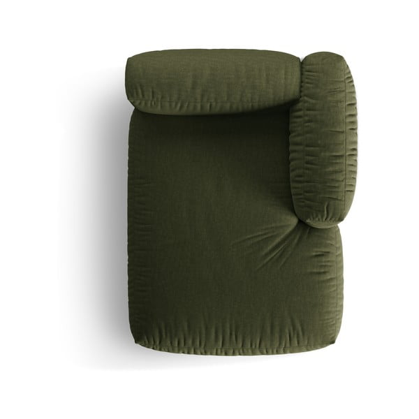 Зелен модул за диван (десен ъгъл) Martina – Micadoni Home-image-3