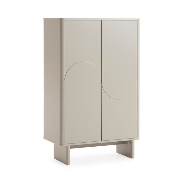 Кремаво шкафче 80x130x40 cm Solei – MOME-image-4
