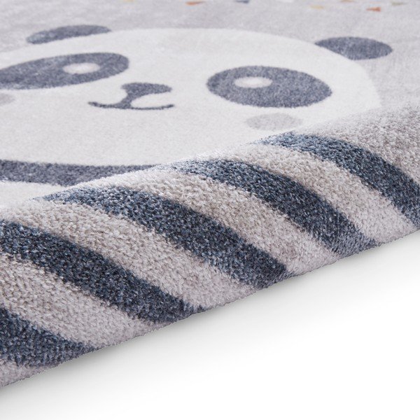 Светлосив детски килим 80x150 cm Vida Kids Panda – Think Rugs-image-4