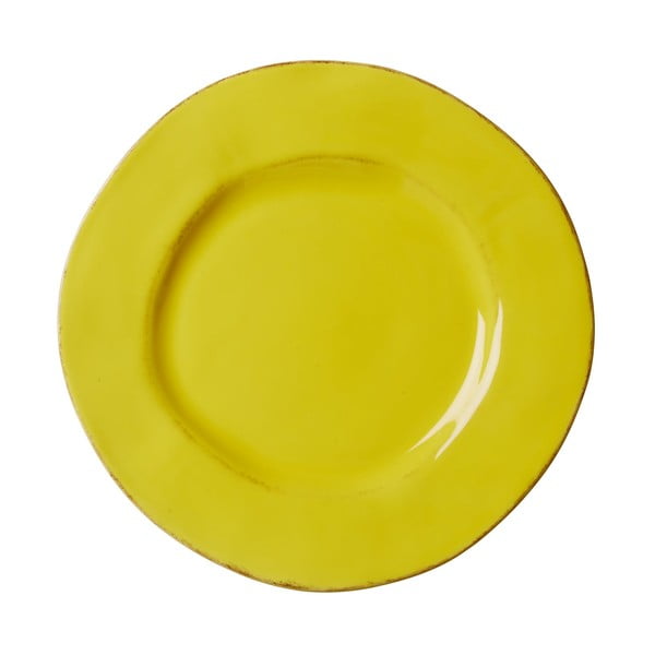 Keramický talíř Shaped Yellow