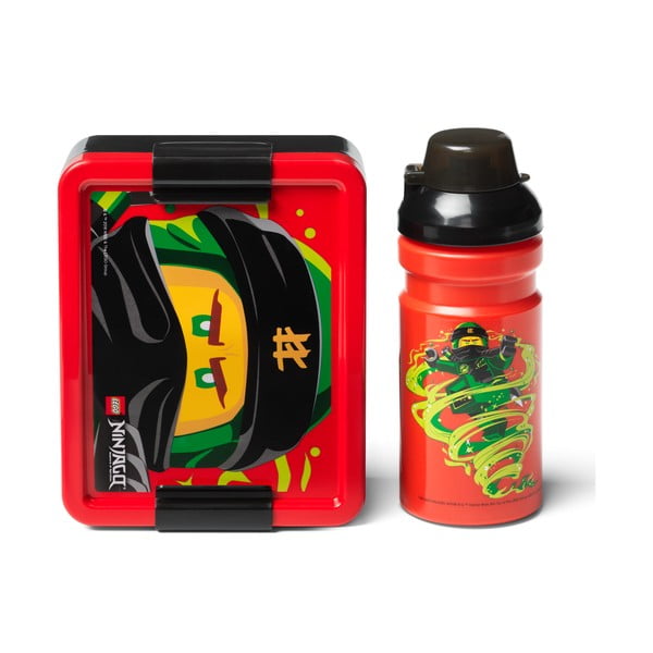 Класическа червена кутия за закуски и комплект бутилки за напитки Ninjago - LEGO®