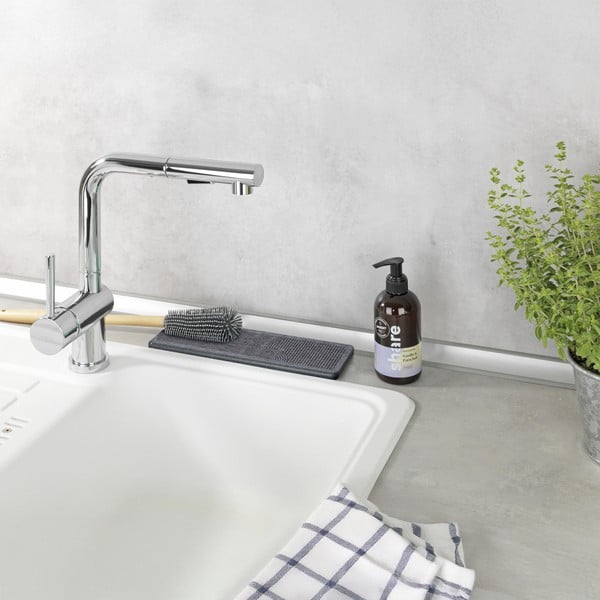 Сива тавичка за оттичане за съдовете от диатомична глина 30x8 cm Damon – Wenko-image-1